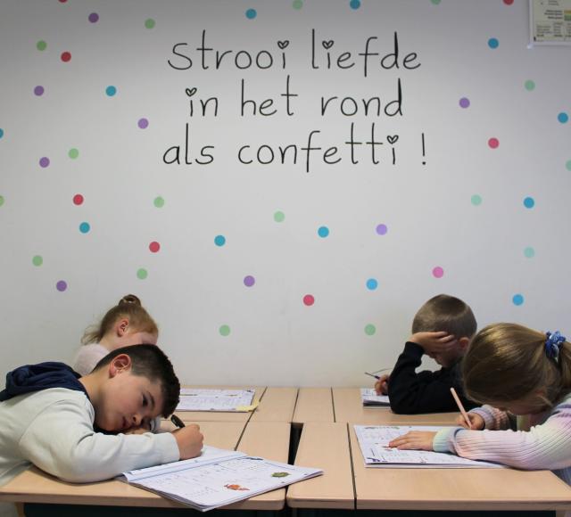 In de klas